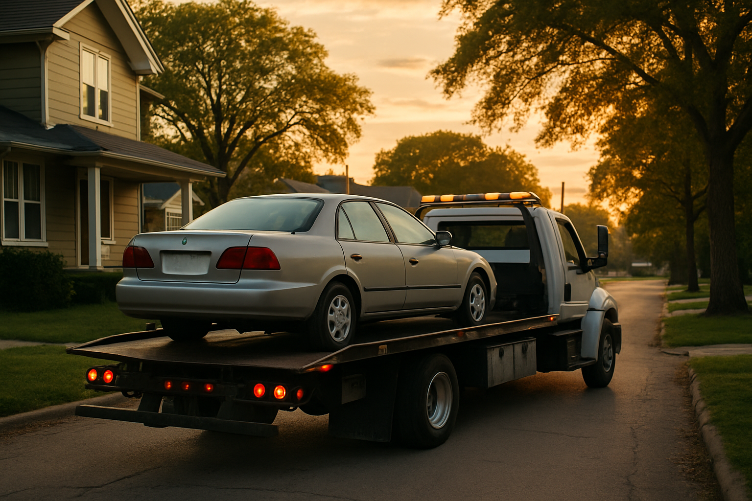Vehicle donation moment in Kansas City
